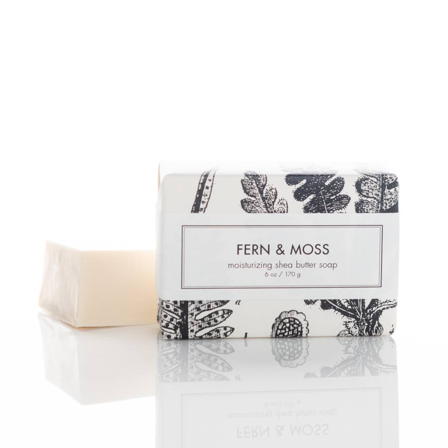 Fern &amp; Moss Shea Butter Soap - Bath Bar