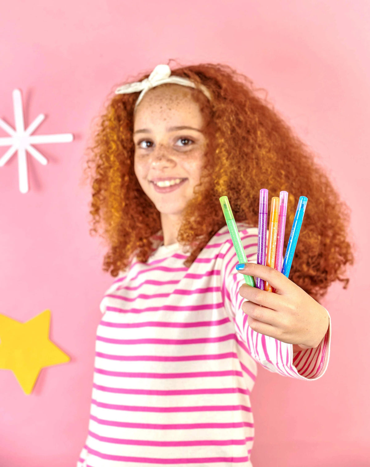 Switch-Eroo Sparkle Glittery Color Changing Markers- 12 pc