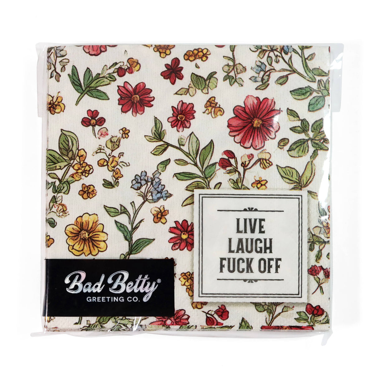 Live Laugh Fuck Off - Funny Cocktail Napkins