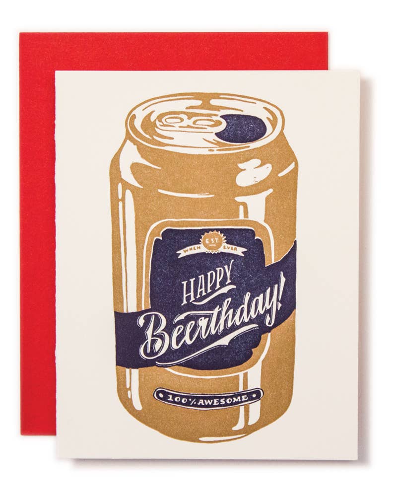 Happy Beerthday Card
