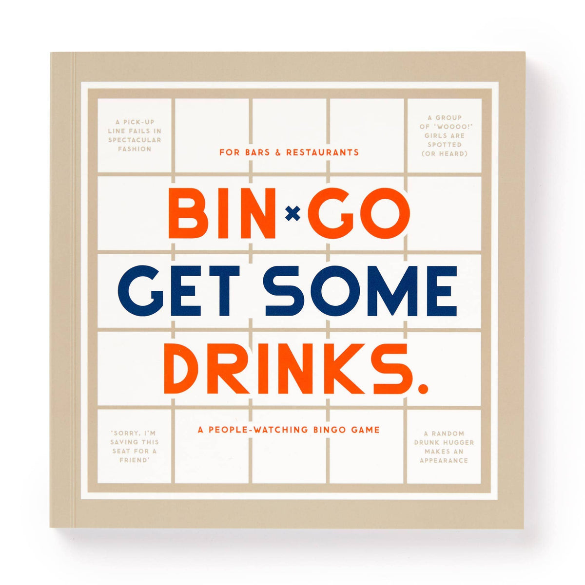 Brass Monkey Bin-go Get A Few Drinks Bingo Book