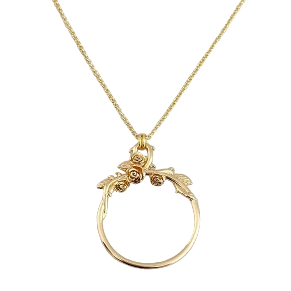 Love is a Rose Necklace