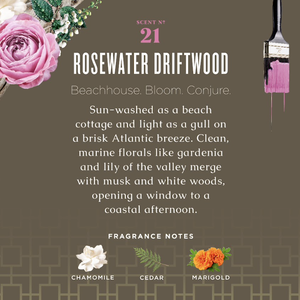 Rosewater Driftwood Linen & Room Spray with Soap Bark & Aloe