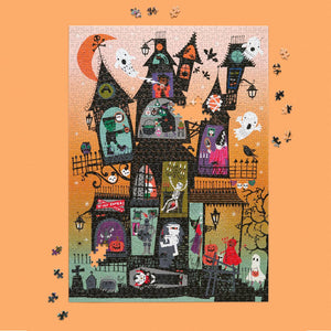 Haunted House 1000 Piece Halloween Puzzle