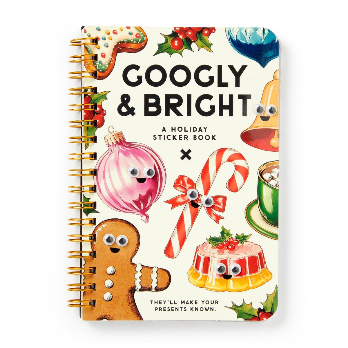 Brass Monkey Googly &amp; Bright Holiday Sticker Book