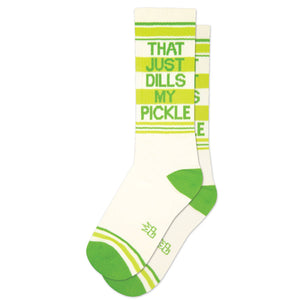 That Just Dills My Pickle Gym Crew Socks