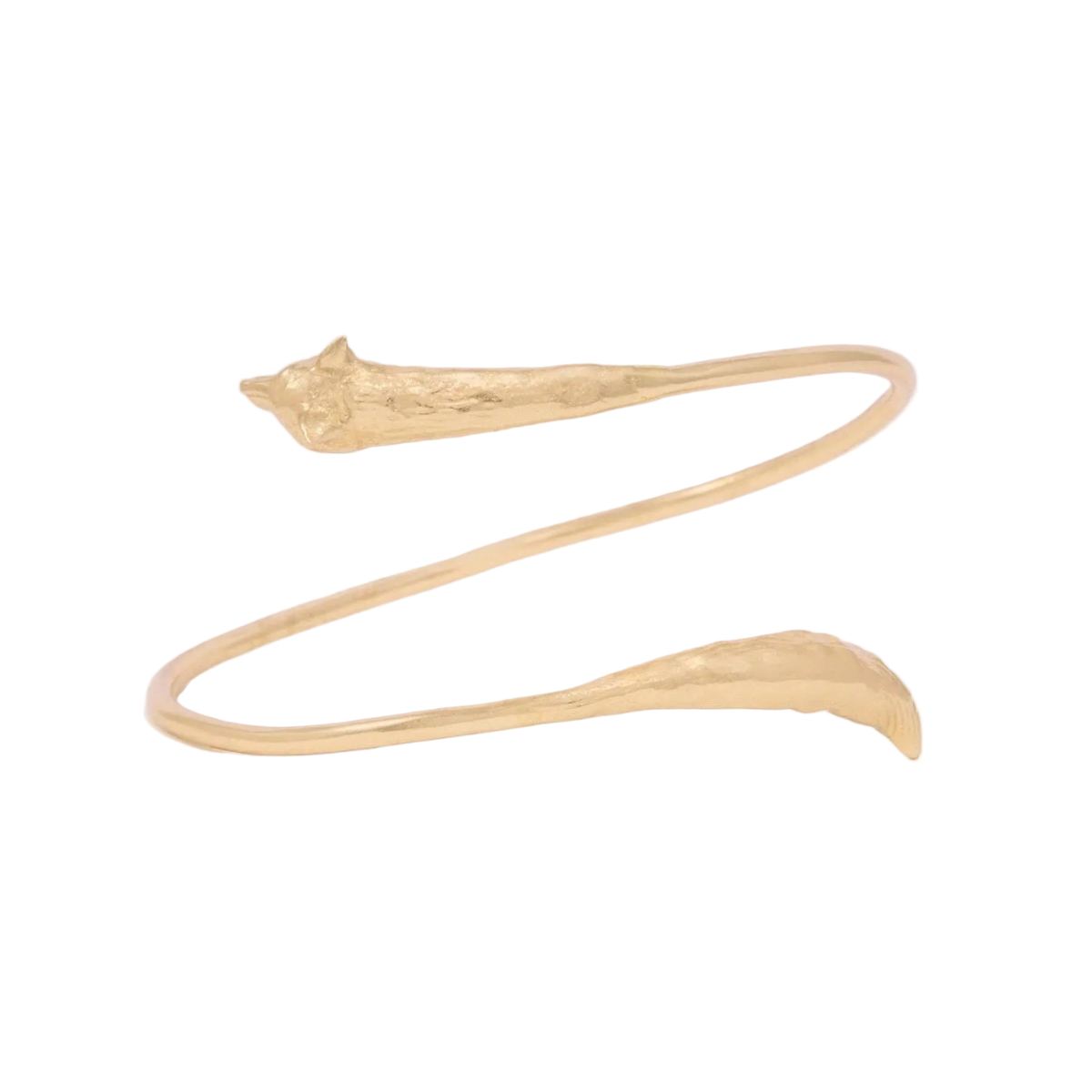 Felicity Fox Twisted Cuff Bracelet Brass