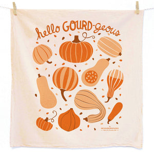 FALL FEAST (Mushroom, Gourd) - Tea Towel Set of 2