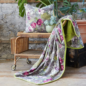 Citrine Botanica - Luxurious Velvet Throw/Blanket