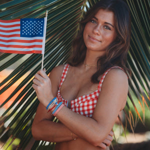 K'lani "Free" Patriotic Hair Tie Bracelets