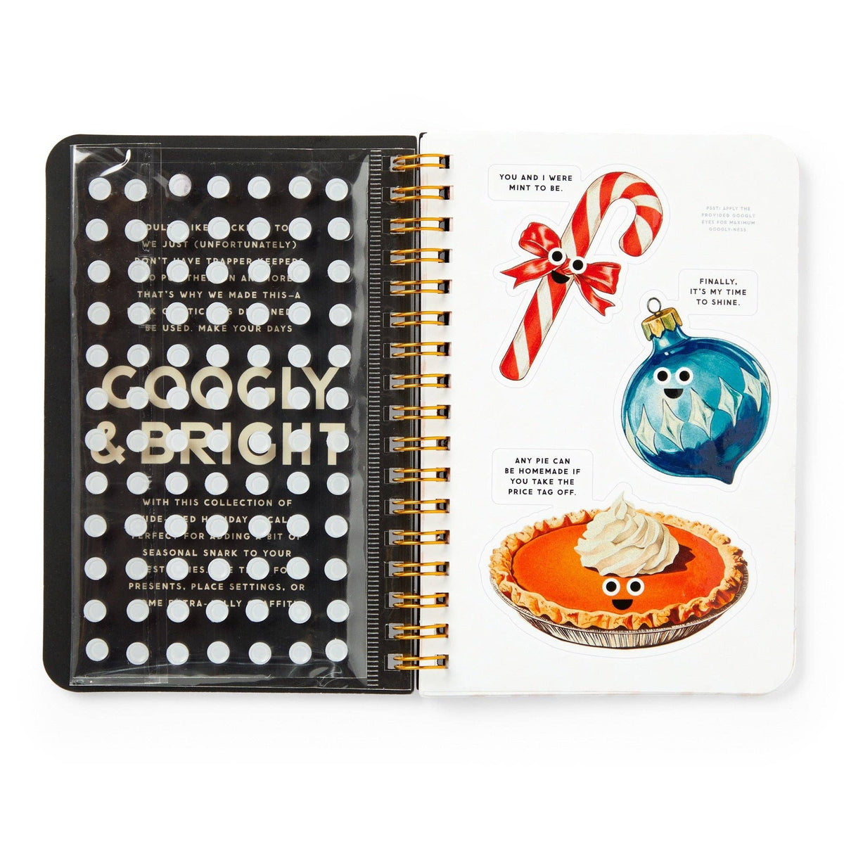 Brass Monkey Googly &amp; Bright Holiday Sticker Book