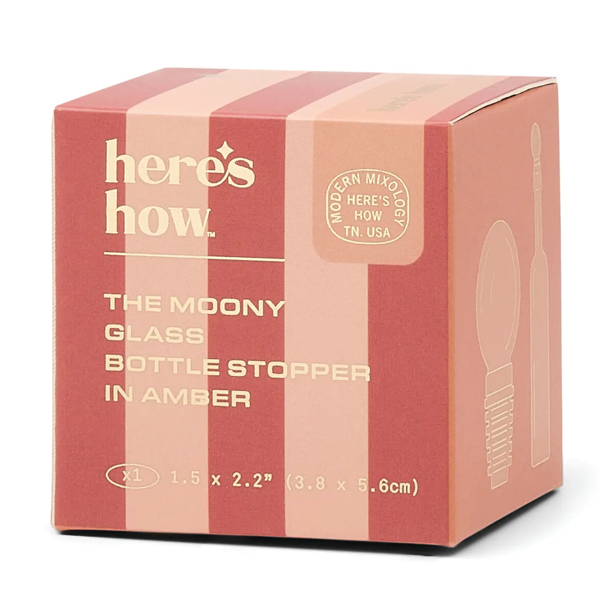 The Moony Glass Bottle Stopper