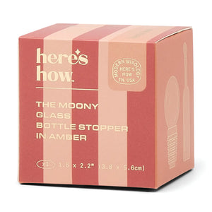 The Moony Glass Bottle Stopper