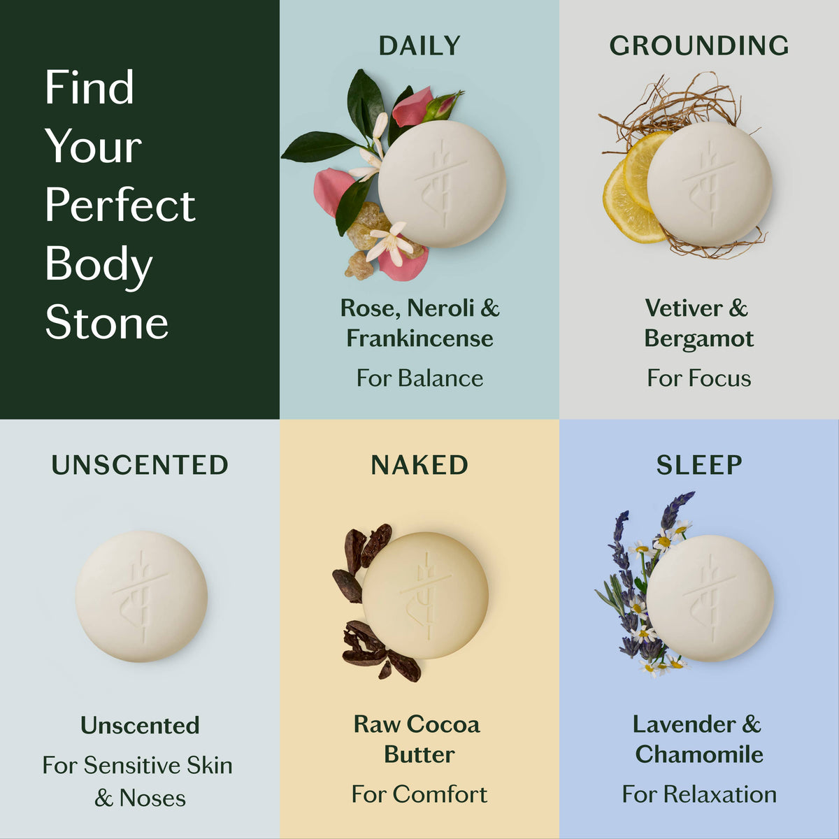 Sleep Stone | Deep Moisturizing Lotion Bar