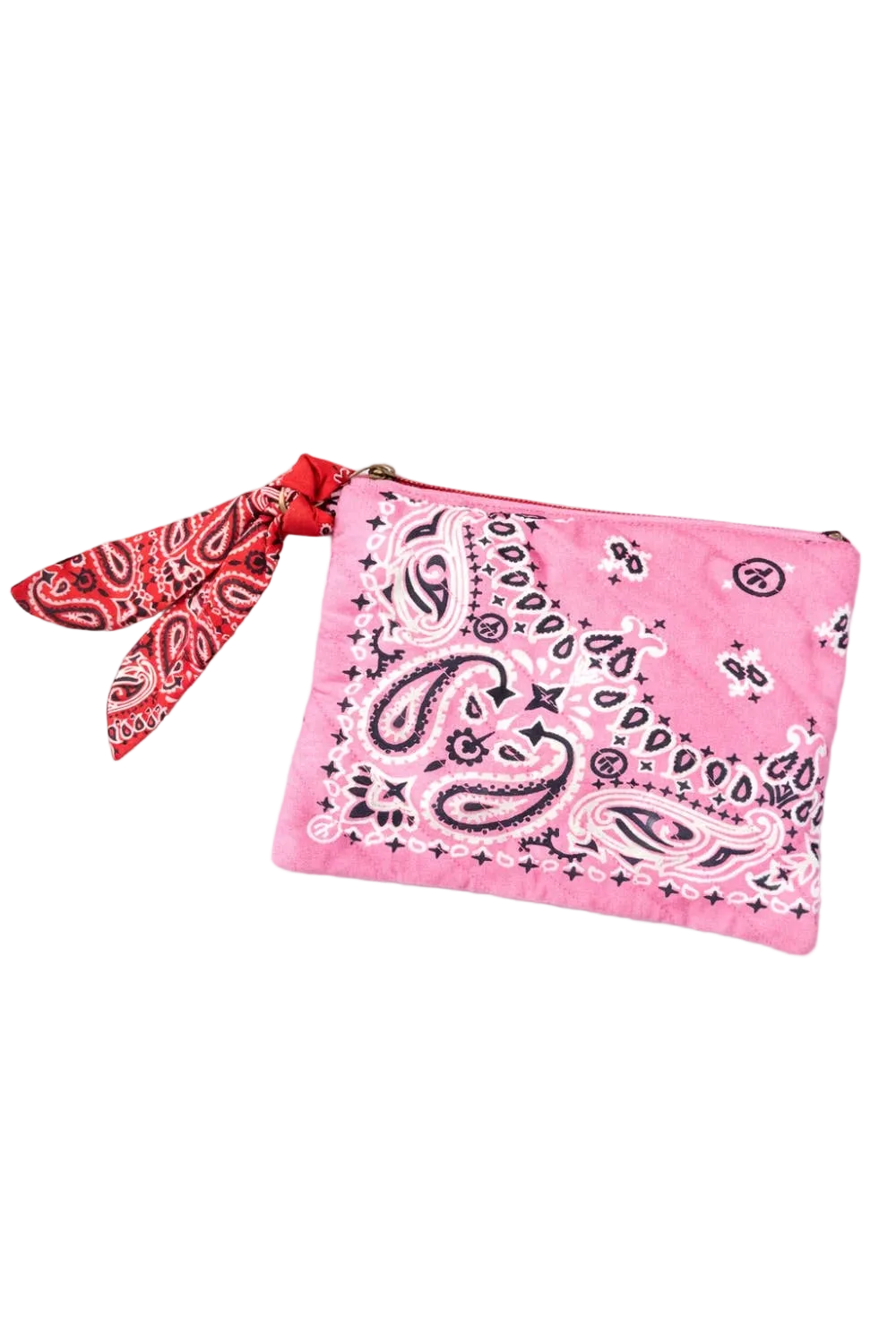 Pink Bandana Clutch