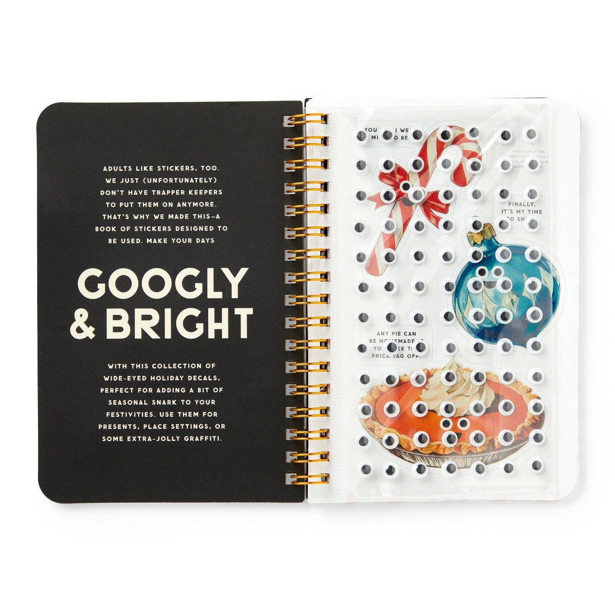 Brass Monkey Googly &amp; Bright Holiday Sticker Book