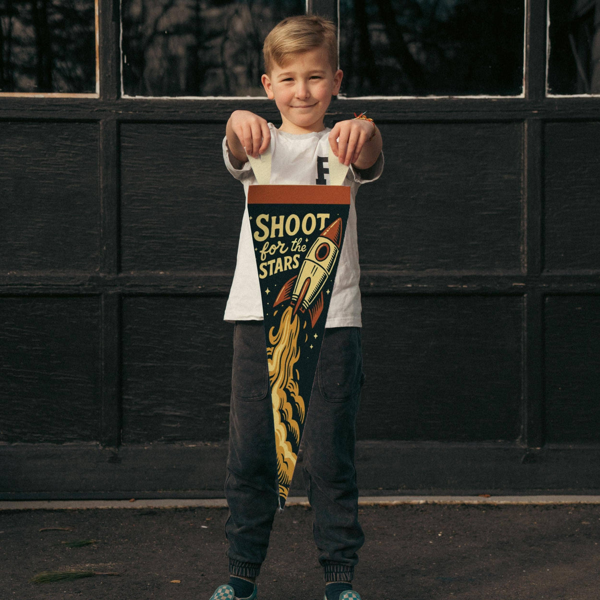 Shoot for the Stars Felt Pennant