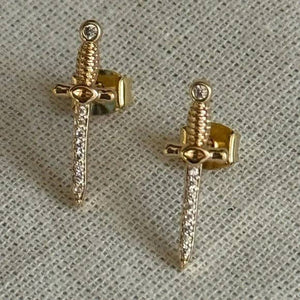 Dagger Stud Earrings