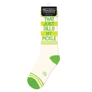 That Just Dills My Pickle Gym Crew Socks