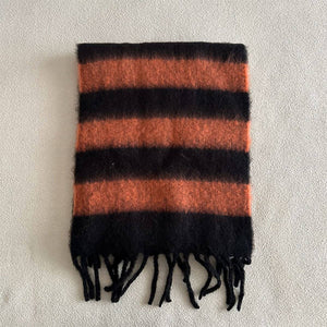 Thick Striped Scarf