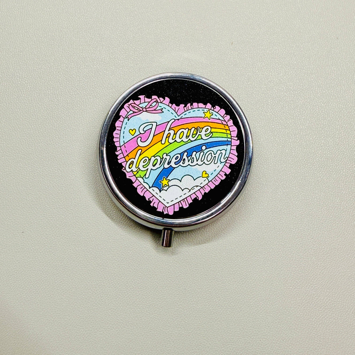 Purse Pill Box, I Have Depression