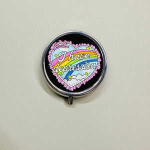 Purse Pill Box, I Have Depression