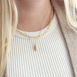 Chill Pill Enamel Necklace