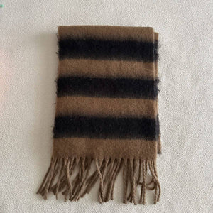 Thick Striped Scarf
