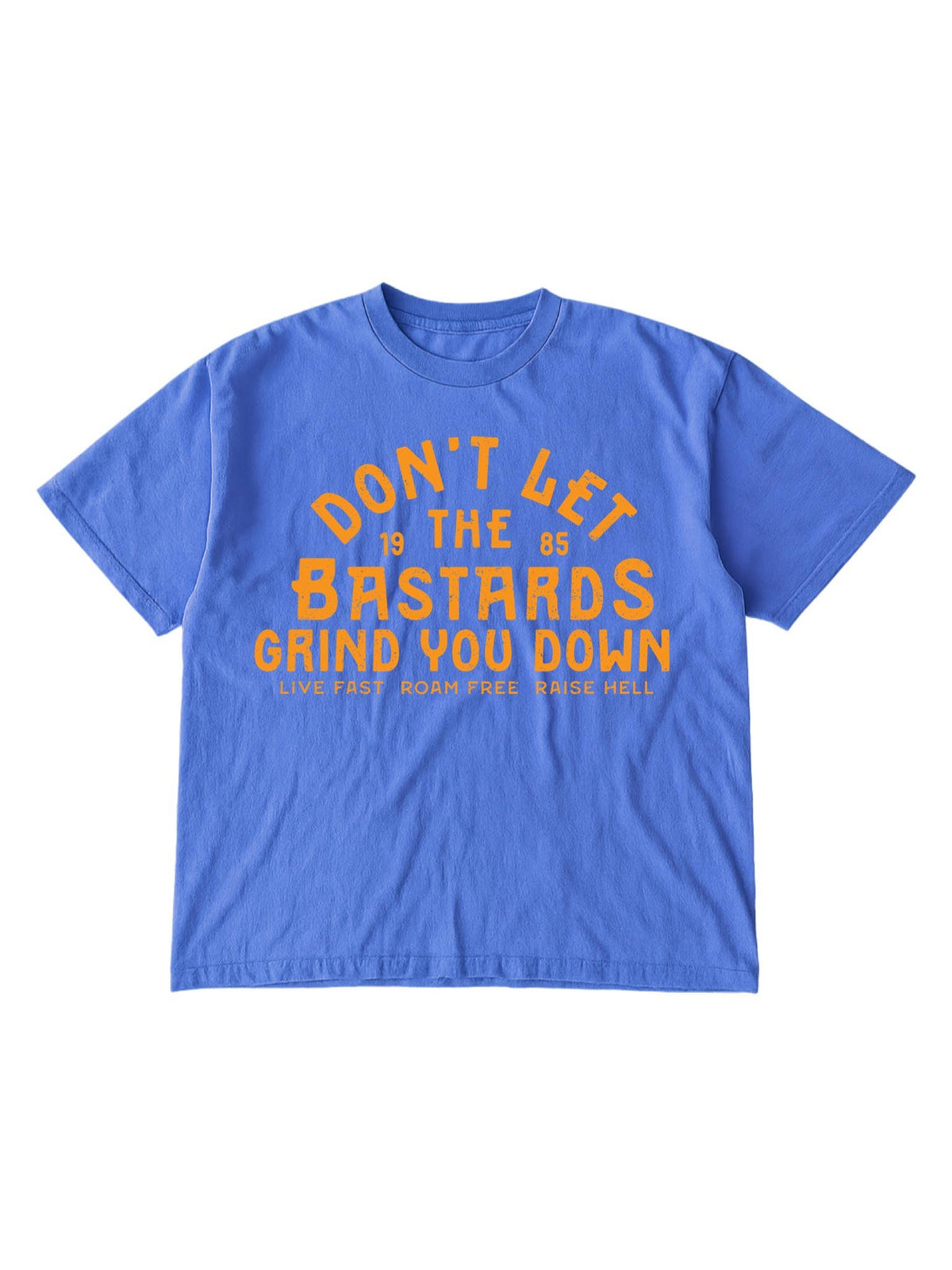 Don&#39;t let the bastards womens feminist graphic tee - Flo