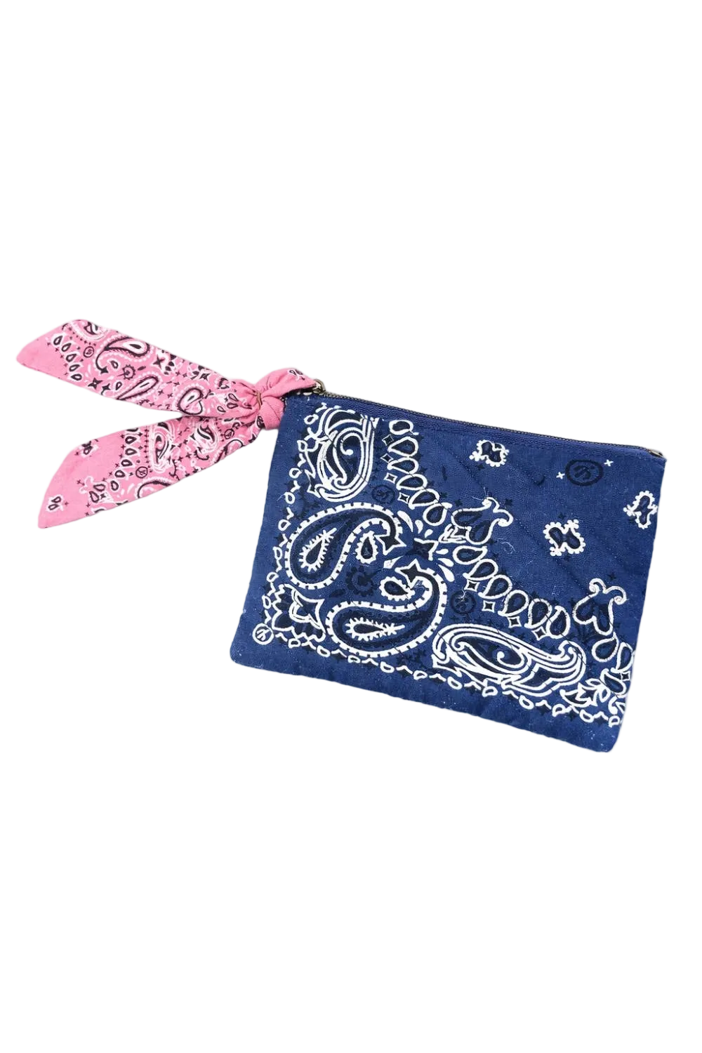 Navy Bandana Clutch