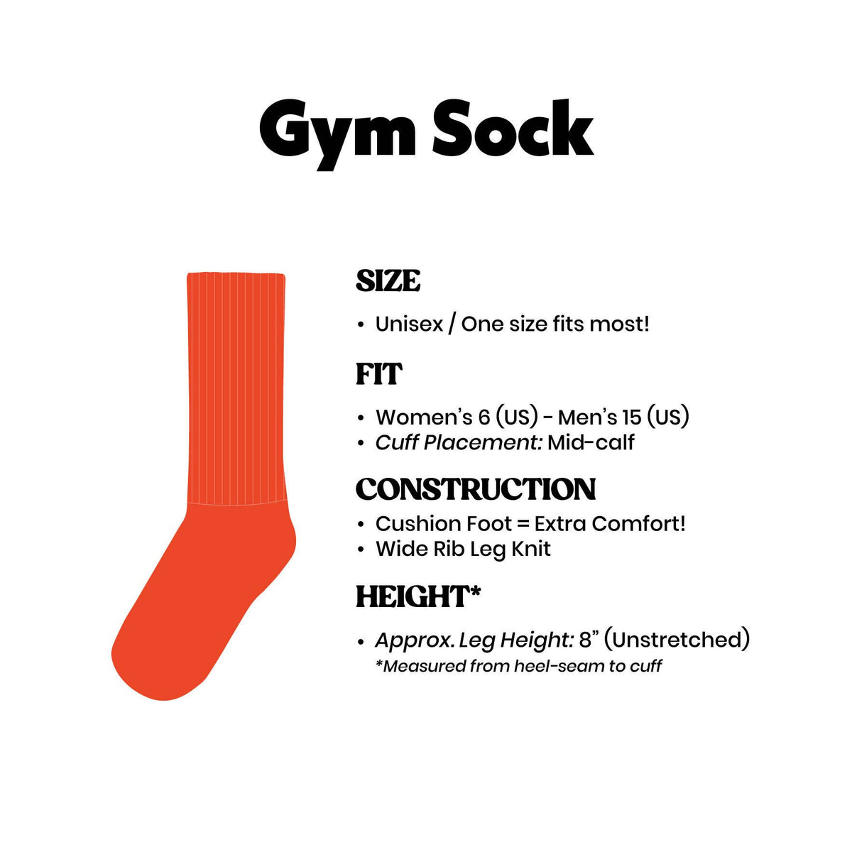 Feral Gym Crew Socks