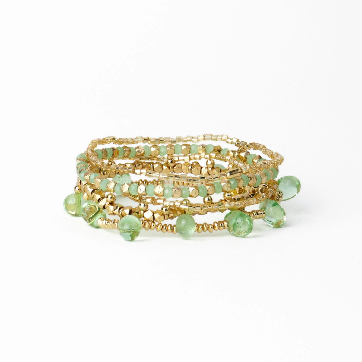 Ella Stack of 5 Stretch Bracelets