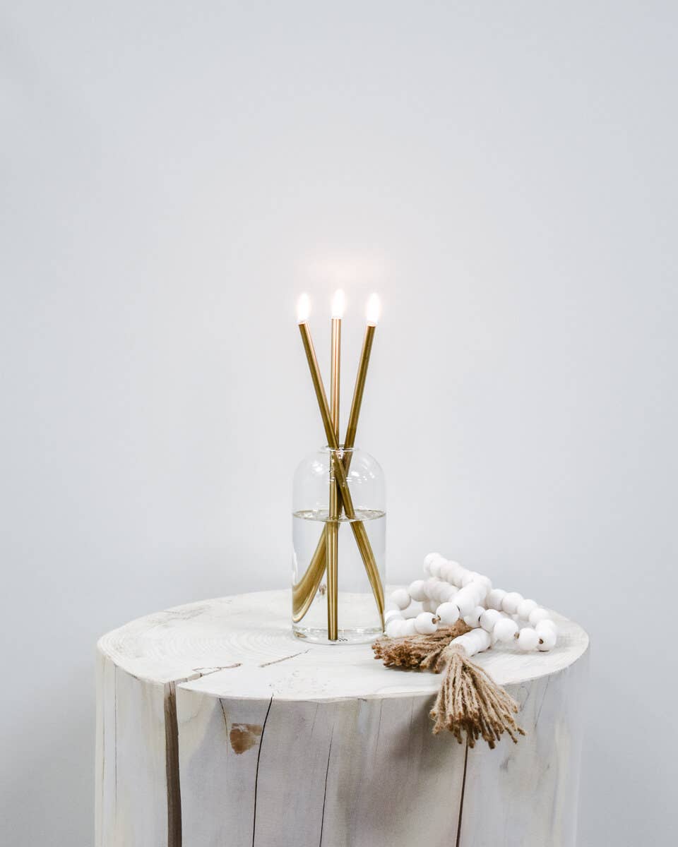 Gold Everlasting Candle – Reusable Steel Candles