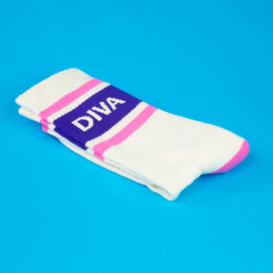Diva Gym Crew Socks