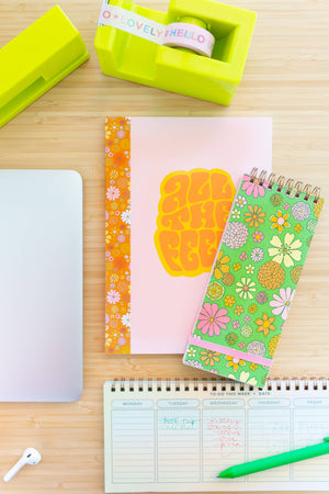 Groovy greens Task Pad