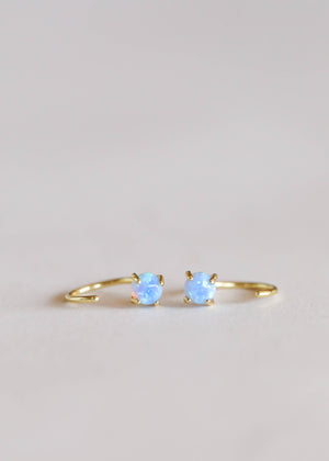 Huggies - Fire Opal - Earrings