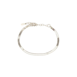 Herringbone Chain Bracelet 18K Gold Vermeil