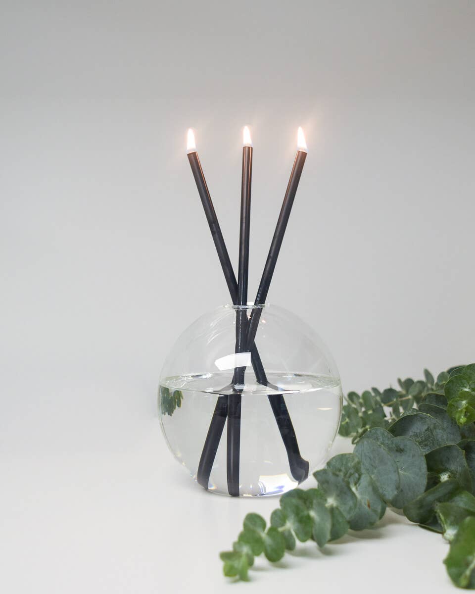 Neva Vase, Clear Candle Holder [x6 Vases]
