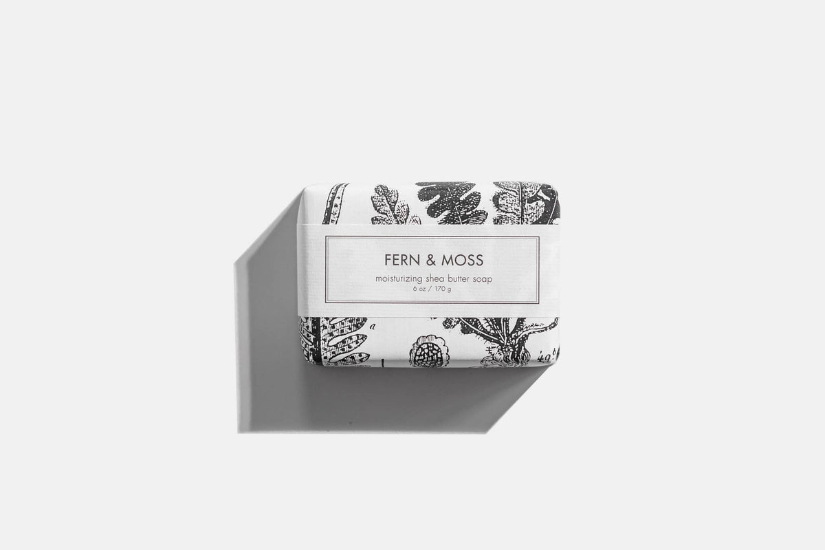 Fern &amp; Moss Shea Butter Soap - Bath Bar