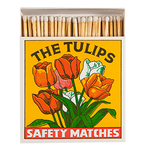 The Tulips Matches |  Square - Safety Matches