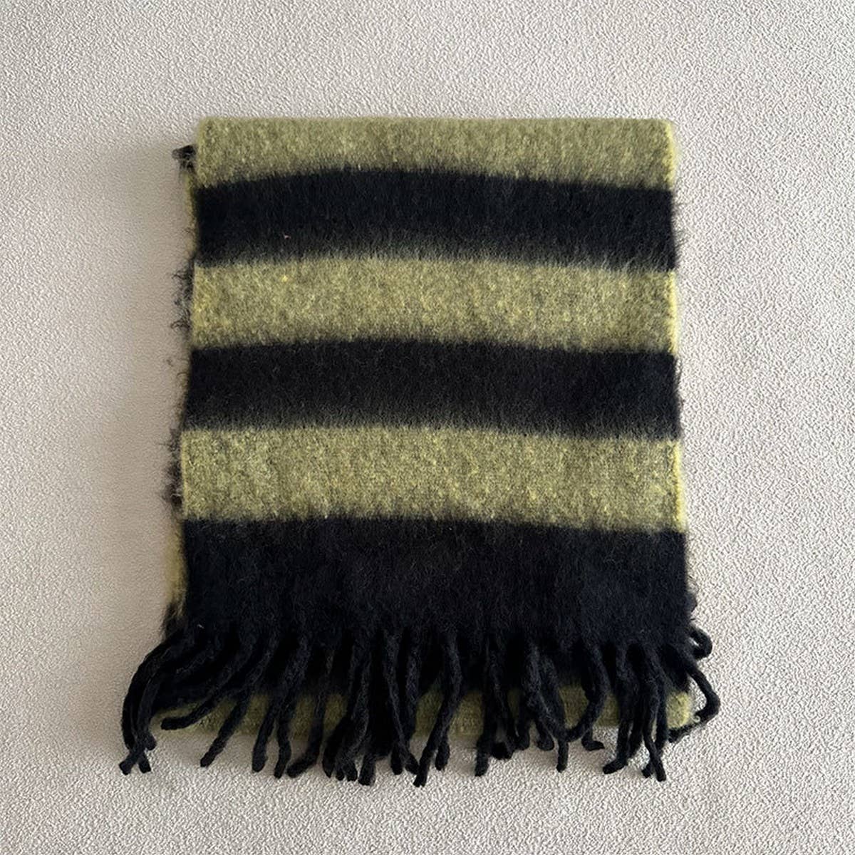 Thick Striped Scarf