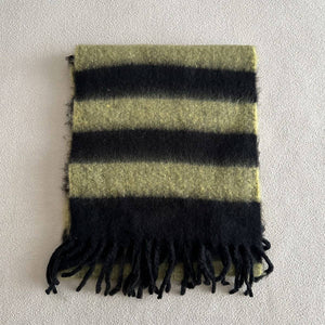 Thick Striped Scarf