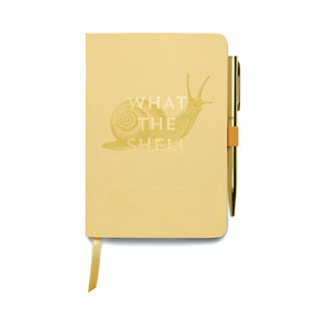 VINTAGE SASS NOTEBOOK WITH PEN - WHAT THE SHELL