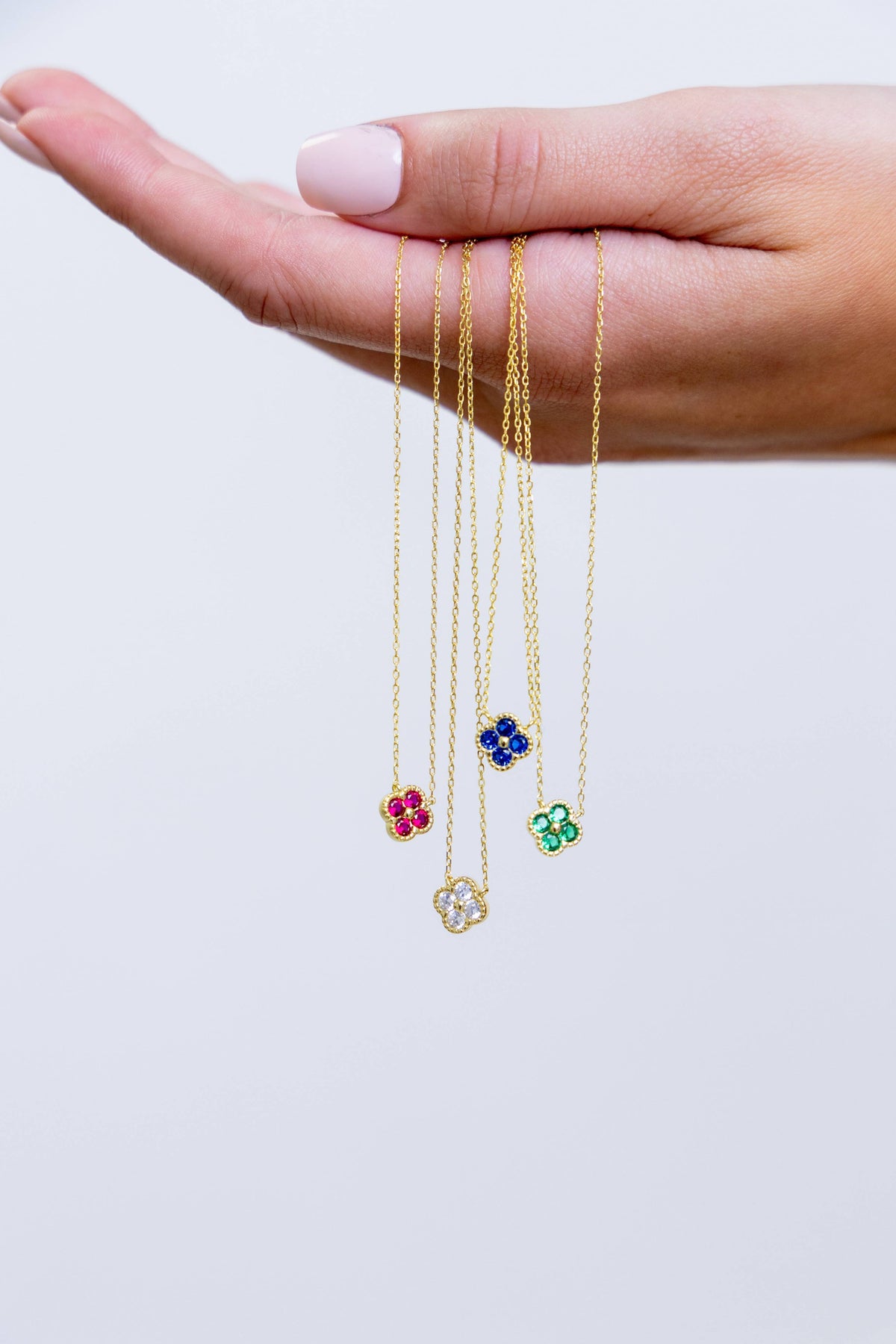 Mini Gracie CZ Pendant Necklace