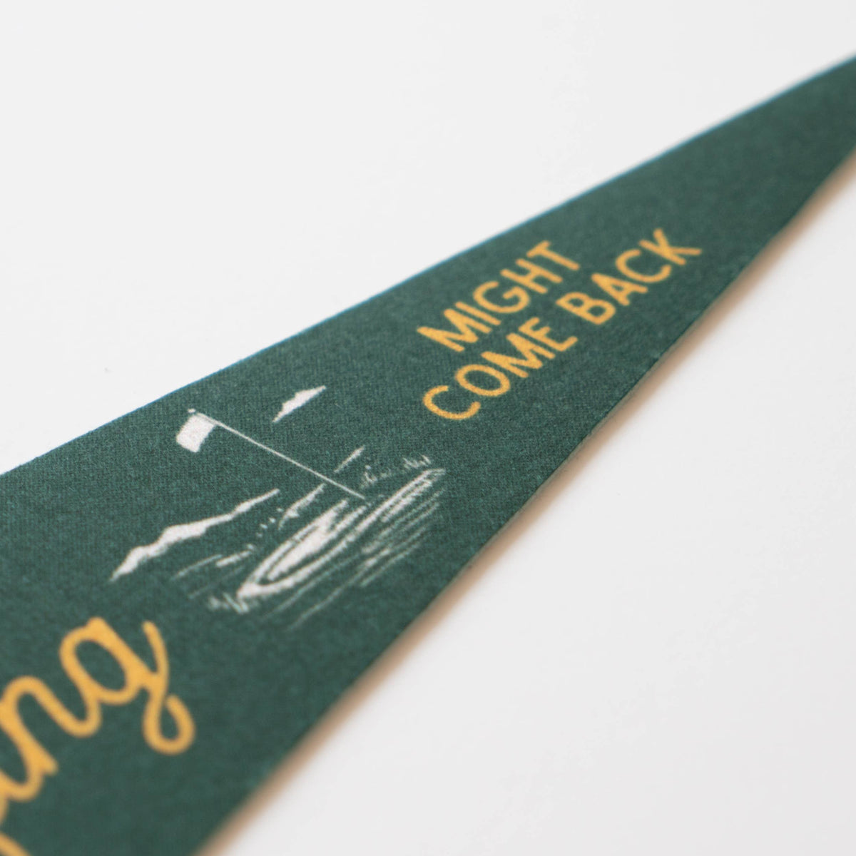 Gone Golfing Felt Pennant