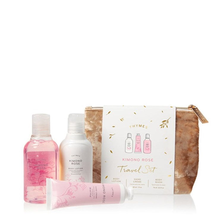 Travel Set with Beauty Bag: eucalyptus